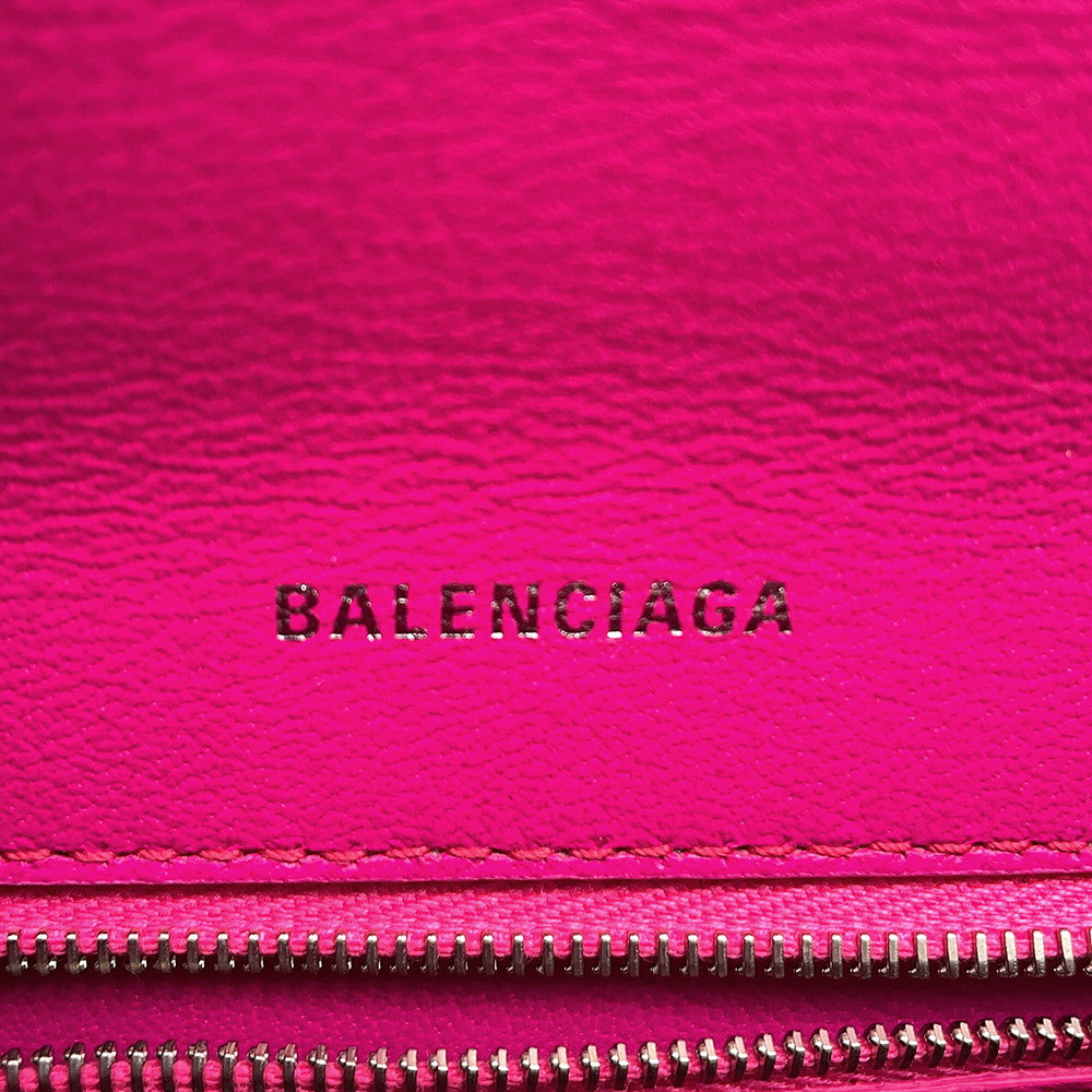 BALENCIAGA Hourglass Small 2WAY Bag Pink593546 Leather
