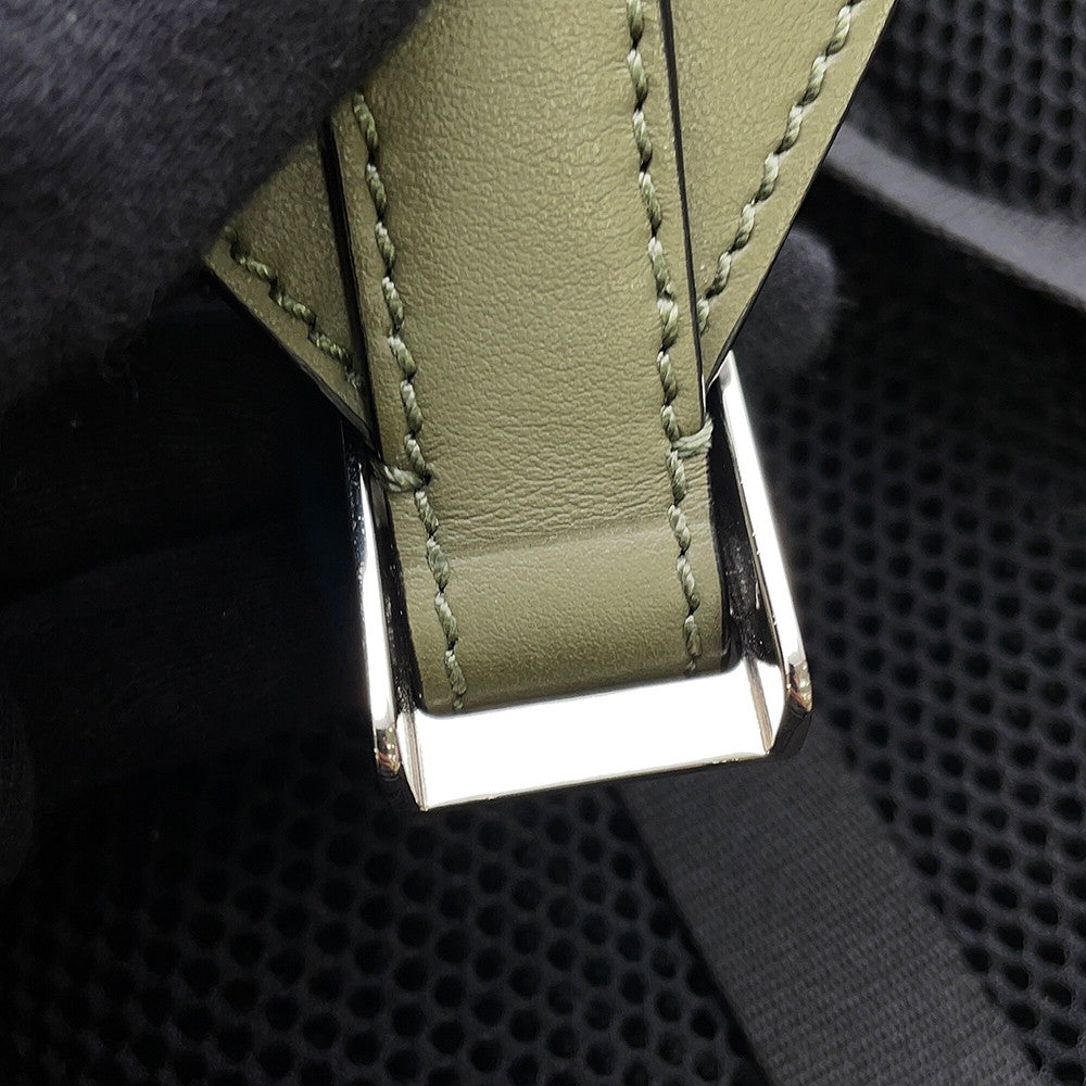 FENDI Backpack Khaki/Multicolor7VZ037 SIU Nylon Leather
