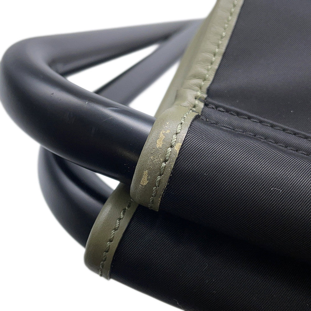 FENDI Backpack Khaki/Multicolor7VZ037 SIU Nylon Leather
