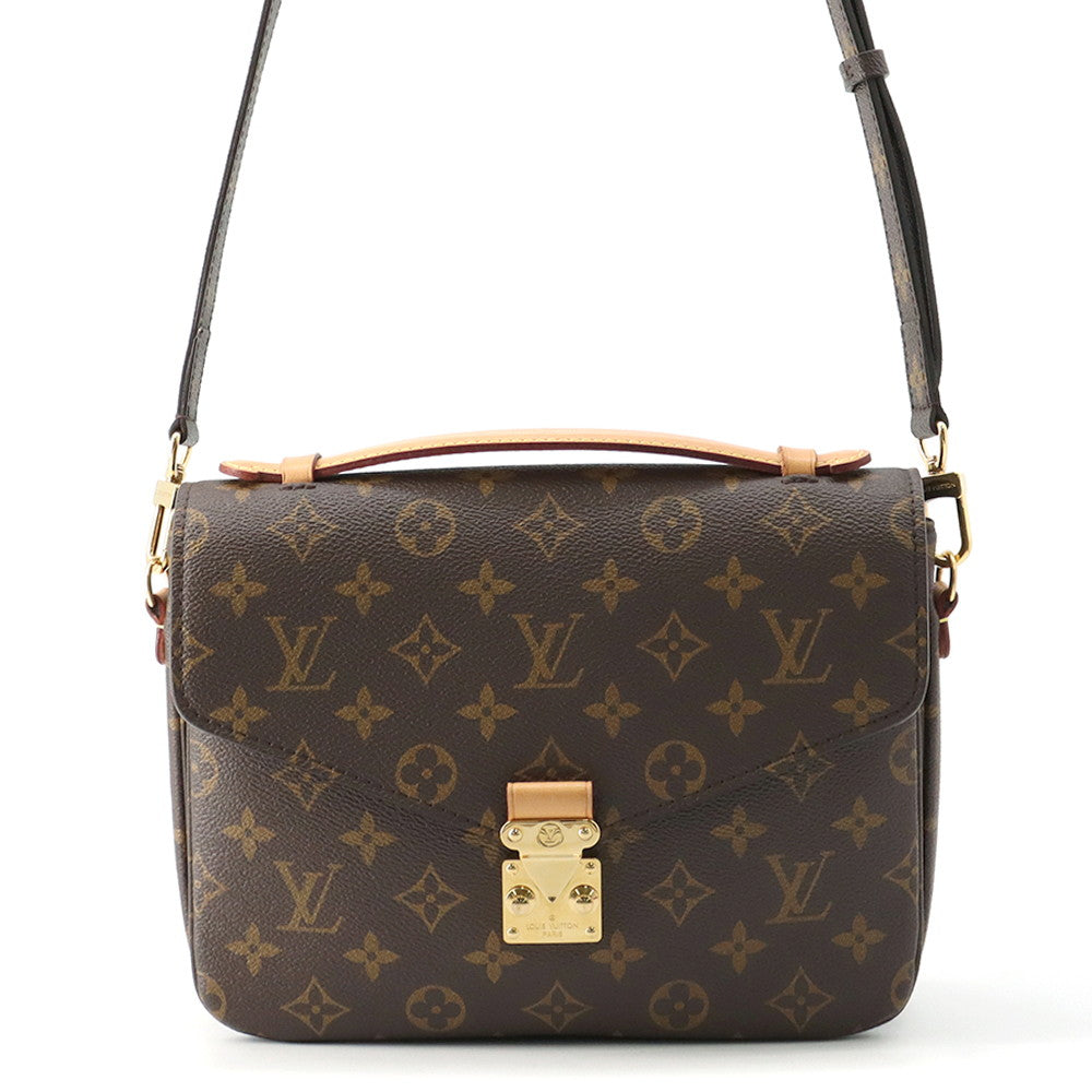 LOUIS VUITTON Pochette Metis BrownM44875 Monogram Size MM