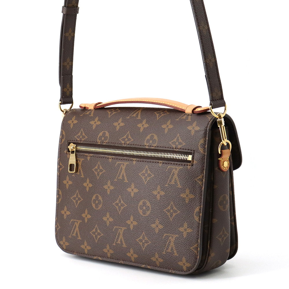 LOUIS VUITTON Pochette Metis BrownM44875 Monogram Size MM