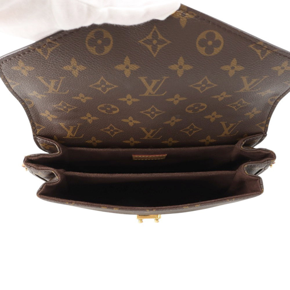 LOUIS VUITTON Pochette Metis BrownM44875 Monogram Size MM