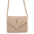SAINT LAURENT PARIS Gaby ChainShoulder Beige6856121EL072721 Leather Size micro