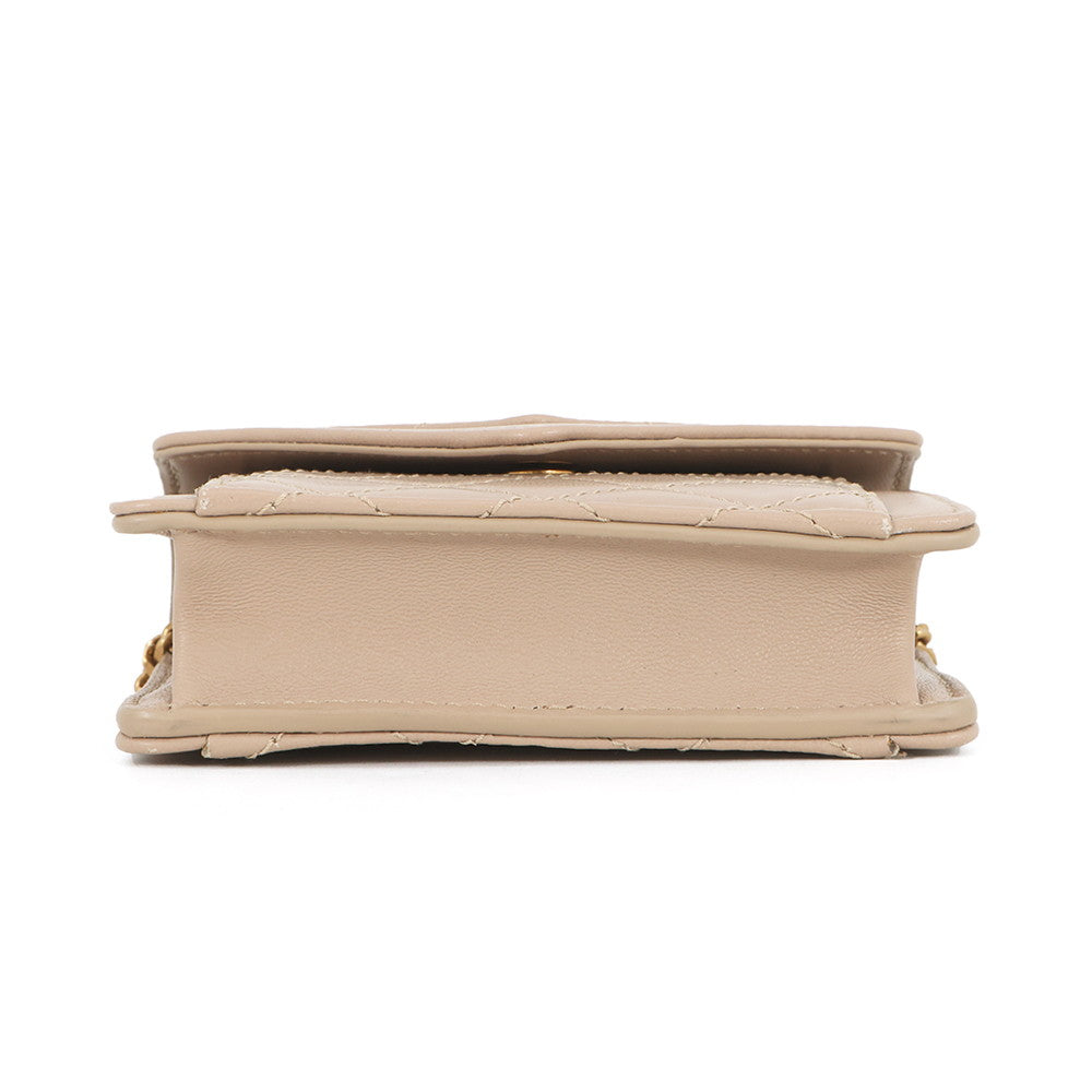SAINT LAURENT PARIS Gaby ChainShoulder Beige6856121EL072721 Leather Size micro