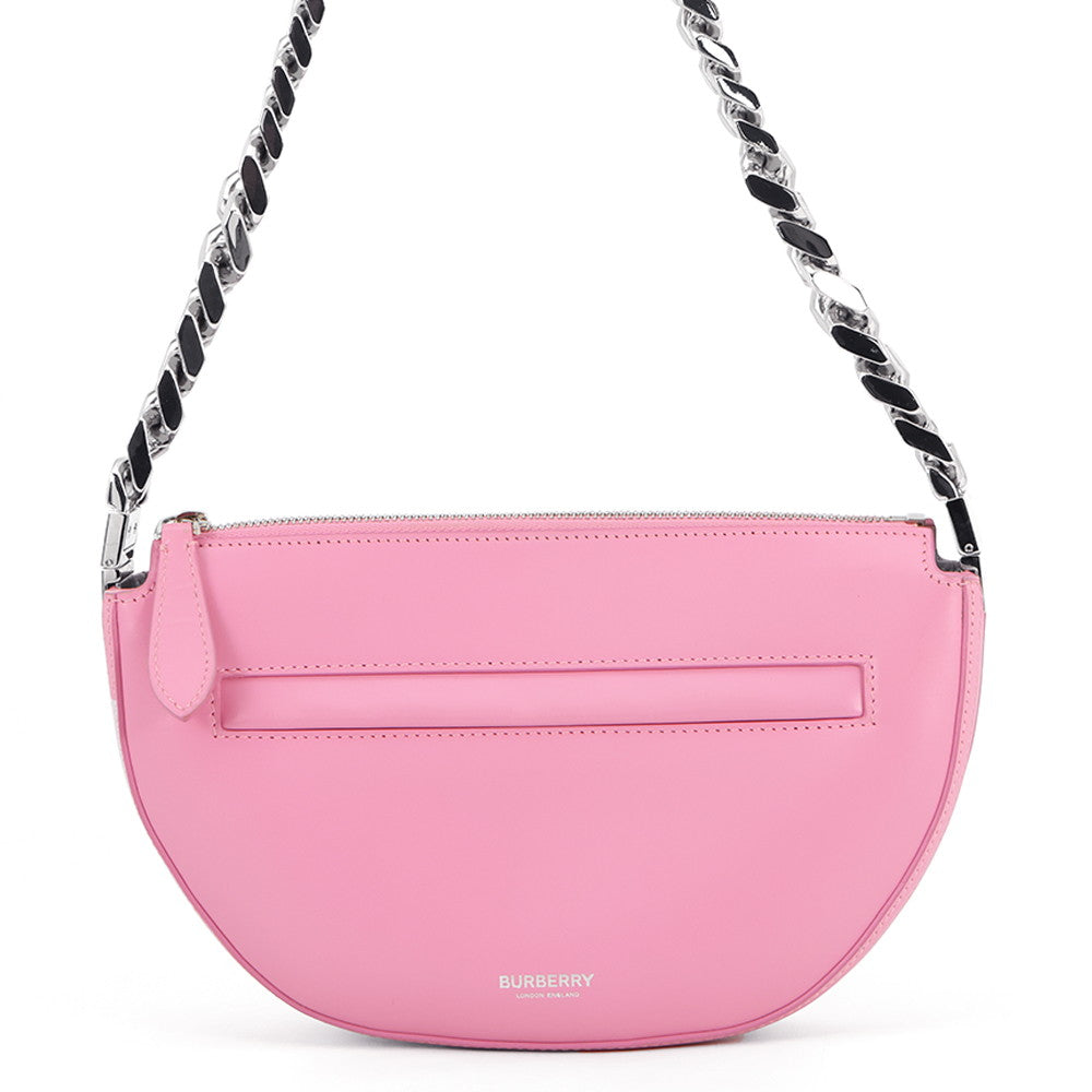 BURBERRY Olympia ChainShoulder Bag Pink80430821 Leather Size Mini