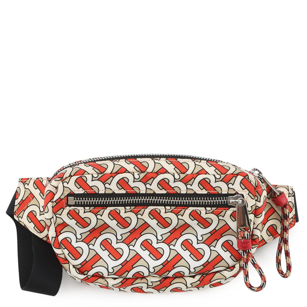 BURBERRY TB Logo Waist Bag Beige/Ivory/Orange8014471 Nylon