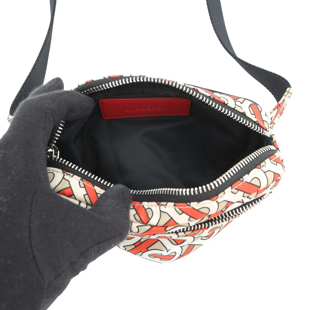 BURBERRY TB Logo Waist Bag Beige/Ivory/Orange8014471 Nylon