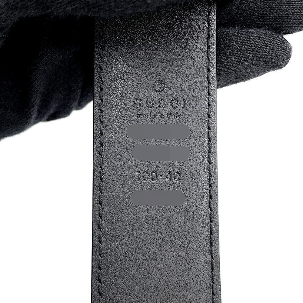 GUCCI Belt Size 100/40 Black547754 0F7FG 1055 Leather