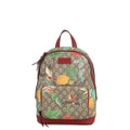 GUCCI GG Supreme Tian Backpack Beige/Red/Multicolor427042 GG Supreme Leather