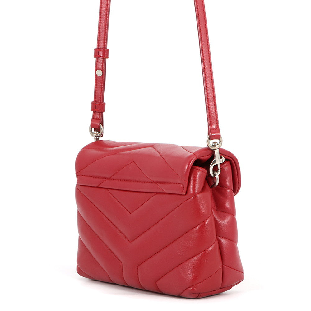 SAINT LAURENT PARIS Loulou Toy Bag Red467072 Leather
