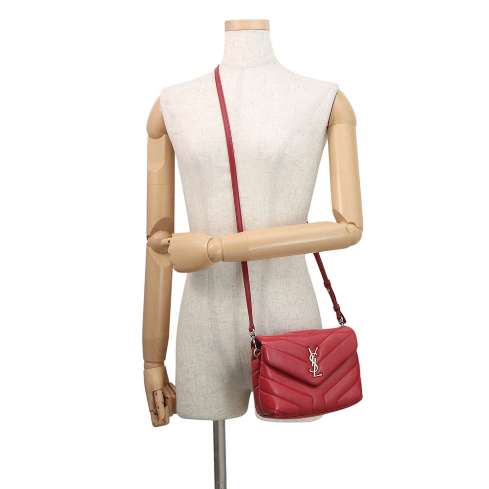 SAINT LAURENT PARIS Loulou Toy Bag Red467072 Leather