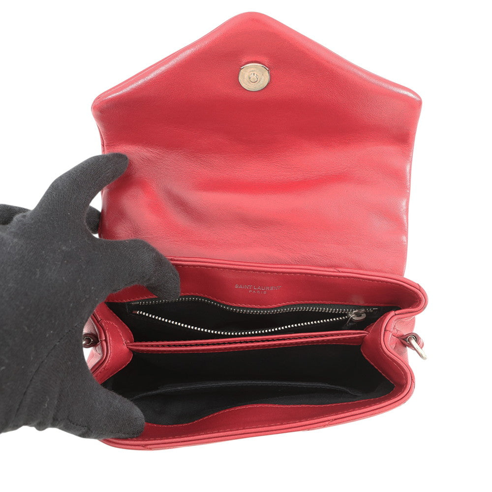 SAINT LAURENT PARIS Loulou Toy Bag Red467072 Leather