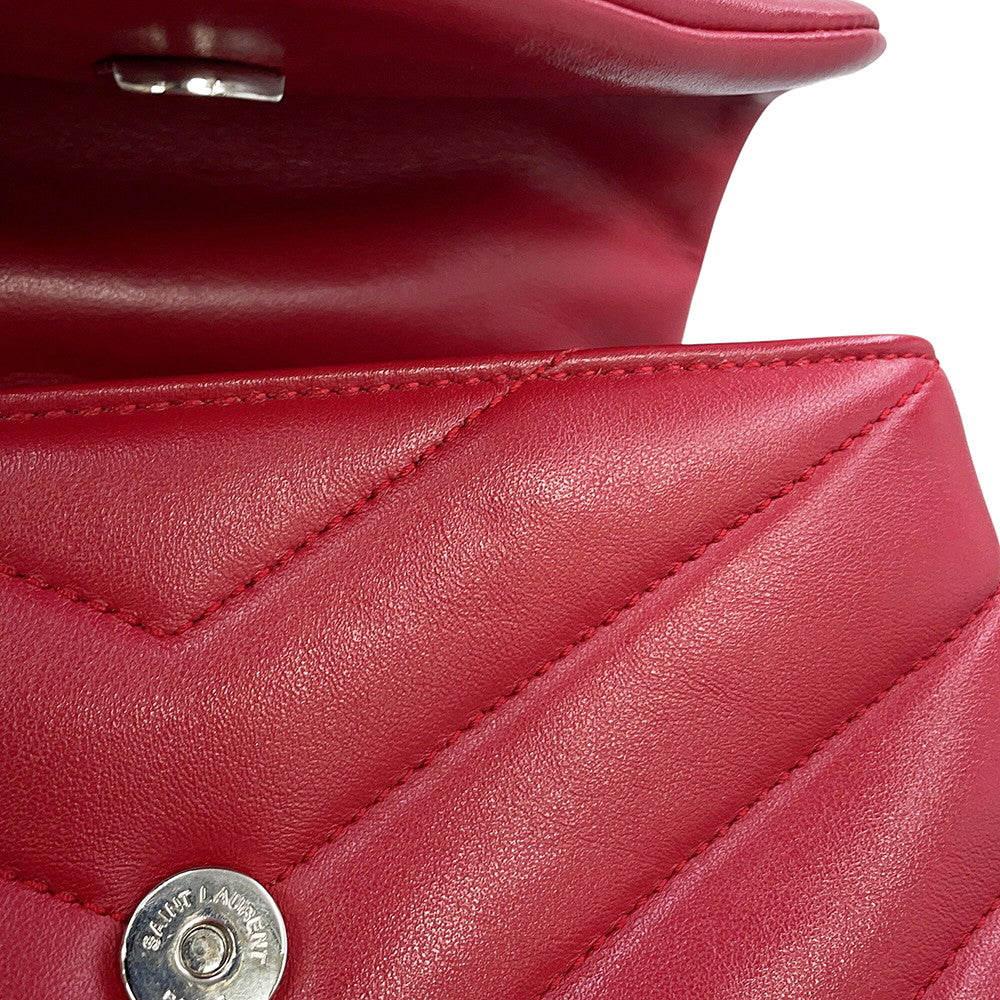 SAINT LAURENT PARIS Loulou Toy Bag Red467072 Leather