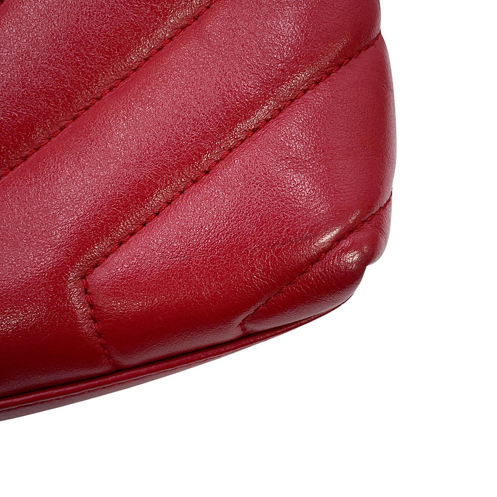 SAINT LAURENT PARIS Loulou Toy Bag Red467072 Leather