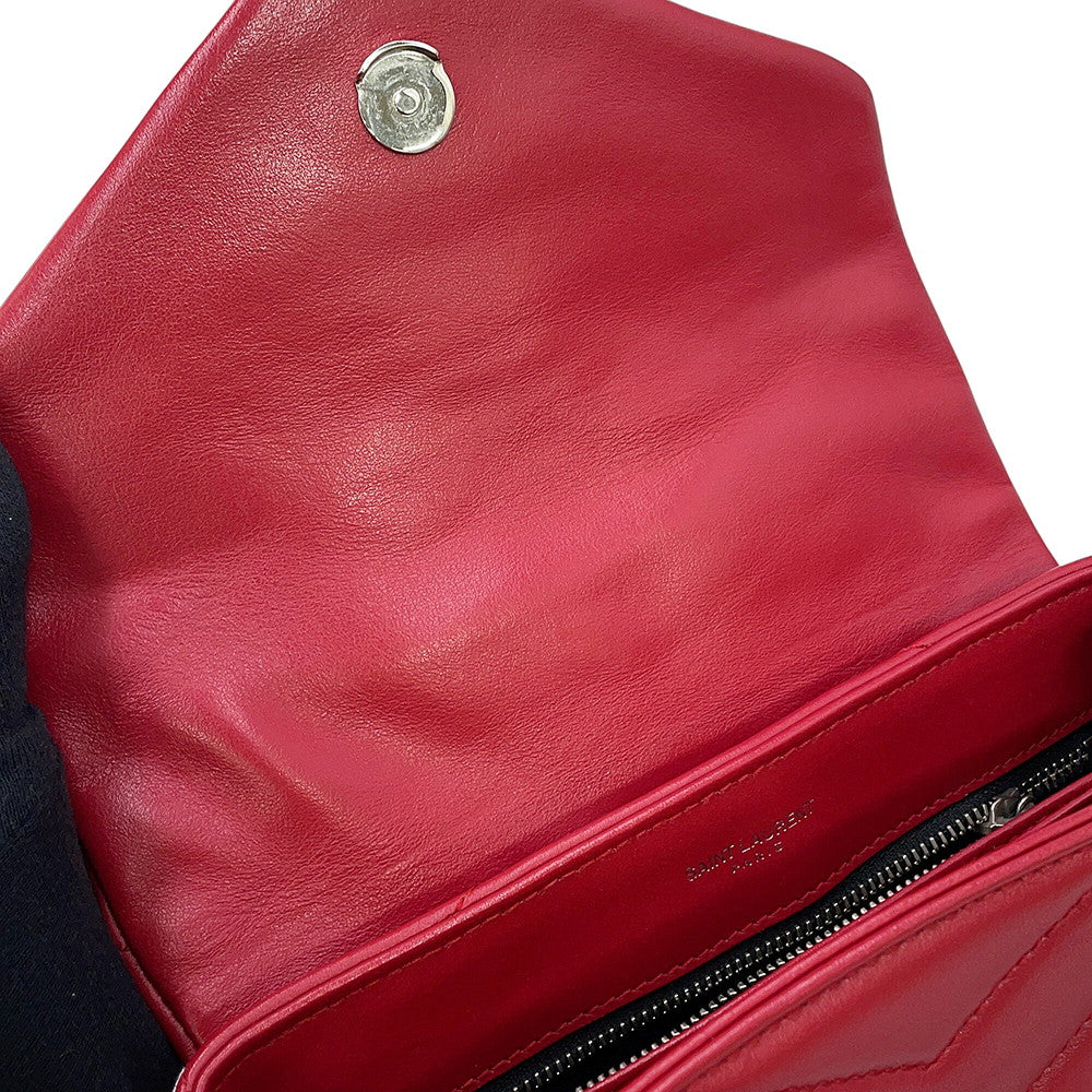 SAINT LAURENT PARIS Loulou Toy Bag Red467072 Leather