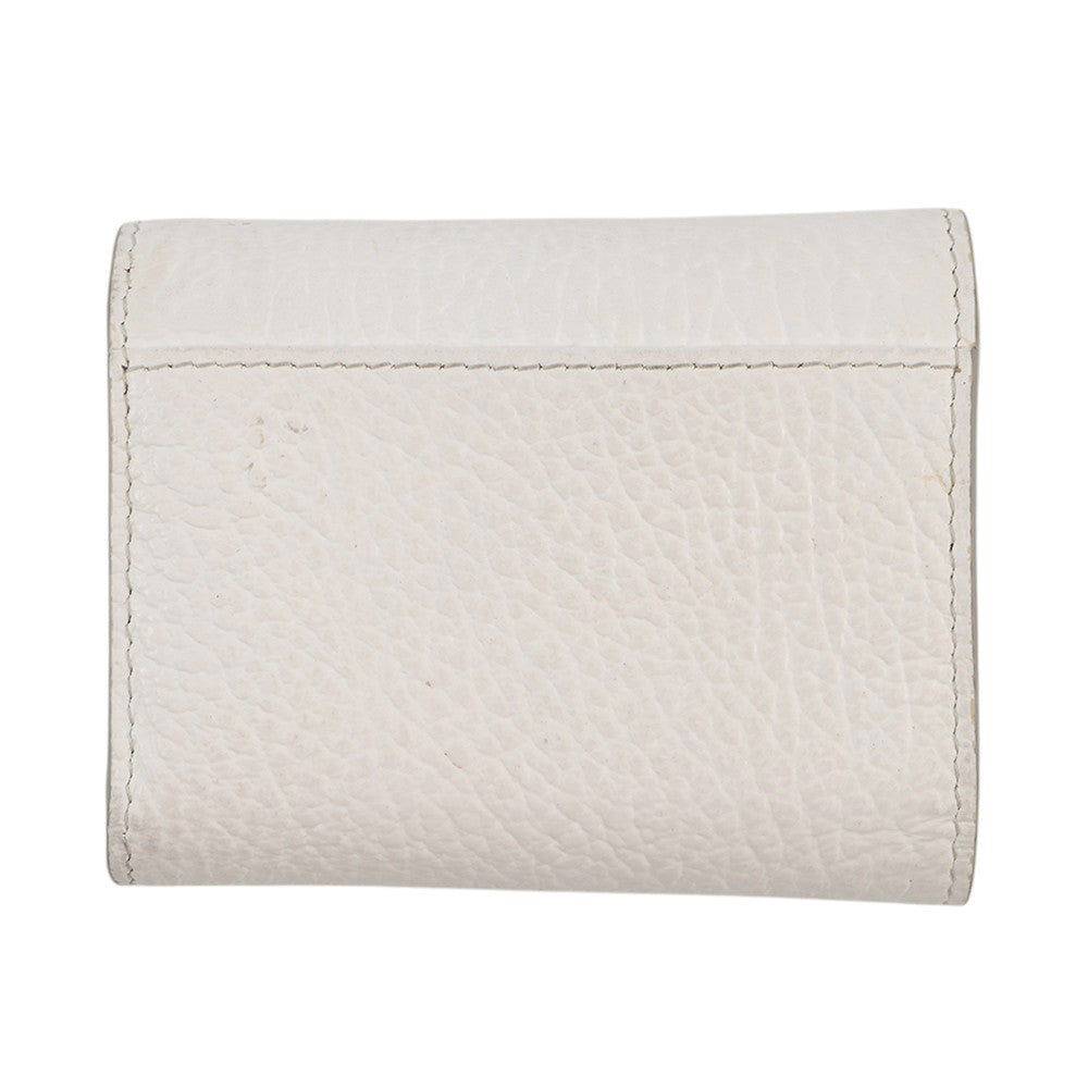 Maison Margiela Maison Margiela 4-Stitch Tri-fold Wallet WhiteSA3UI0010P4455T1003 Leather