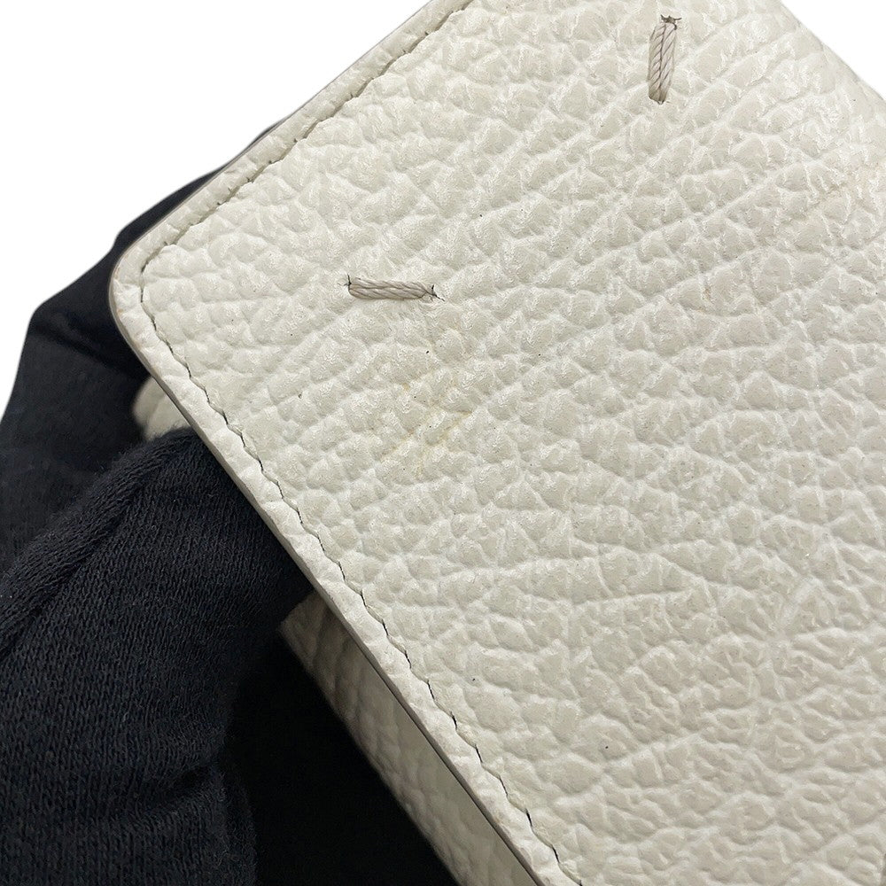 Maison Margiela Maison Margiela 4-Stitch Tri-fold Wallet WhiteSA3UI0010P4455T1003 Leather
