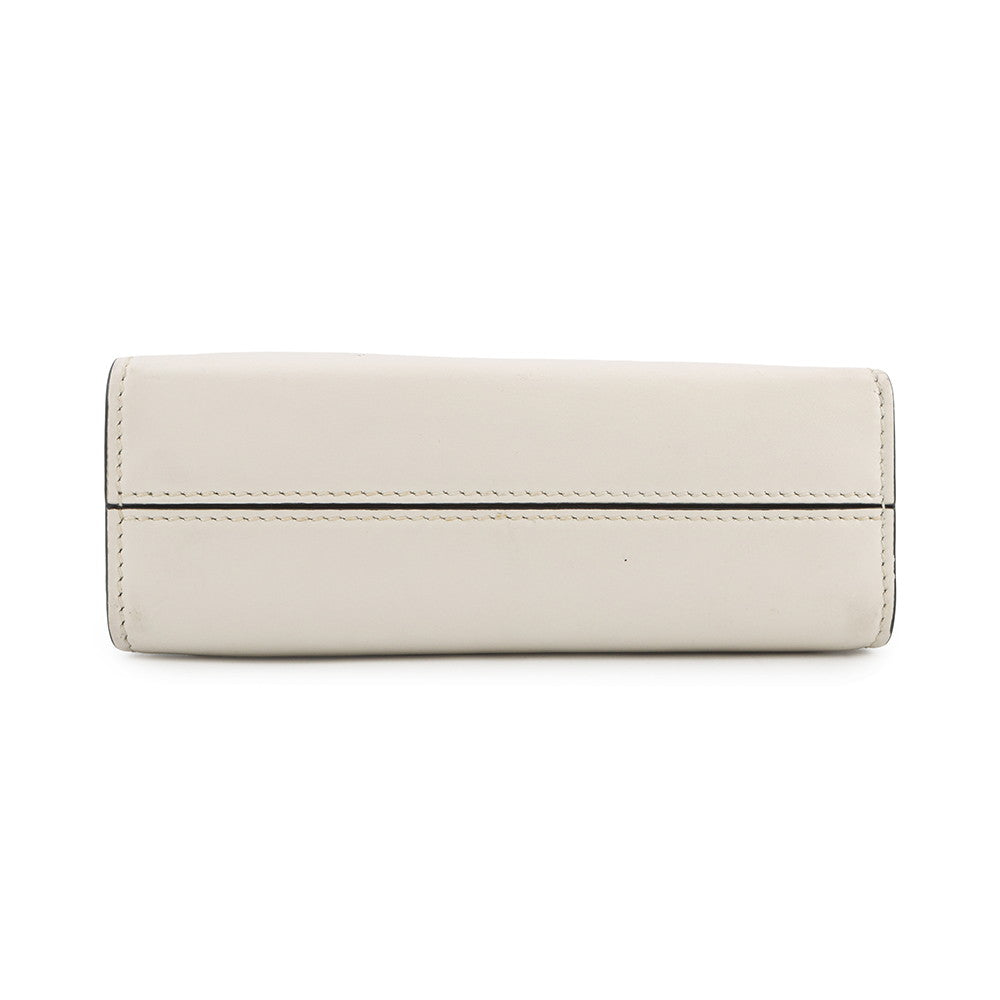 PRADA Triangle Mini 2WAY Bag White1BA333 Leather