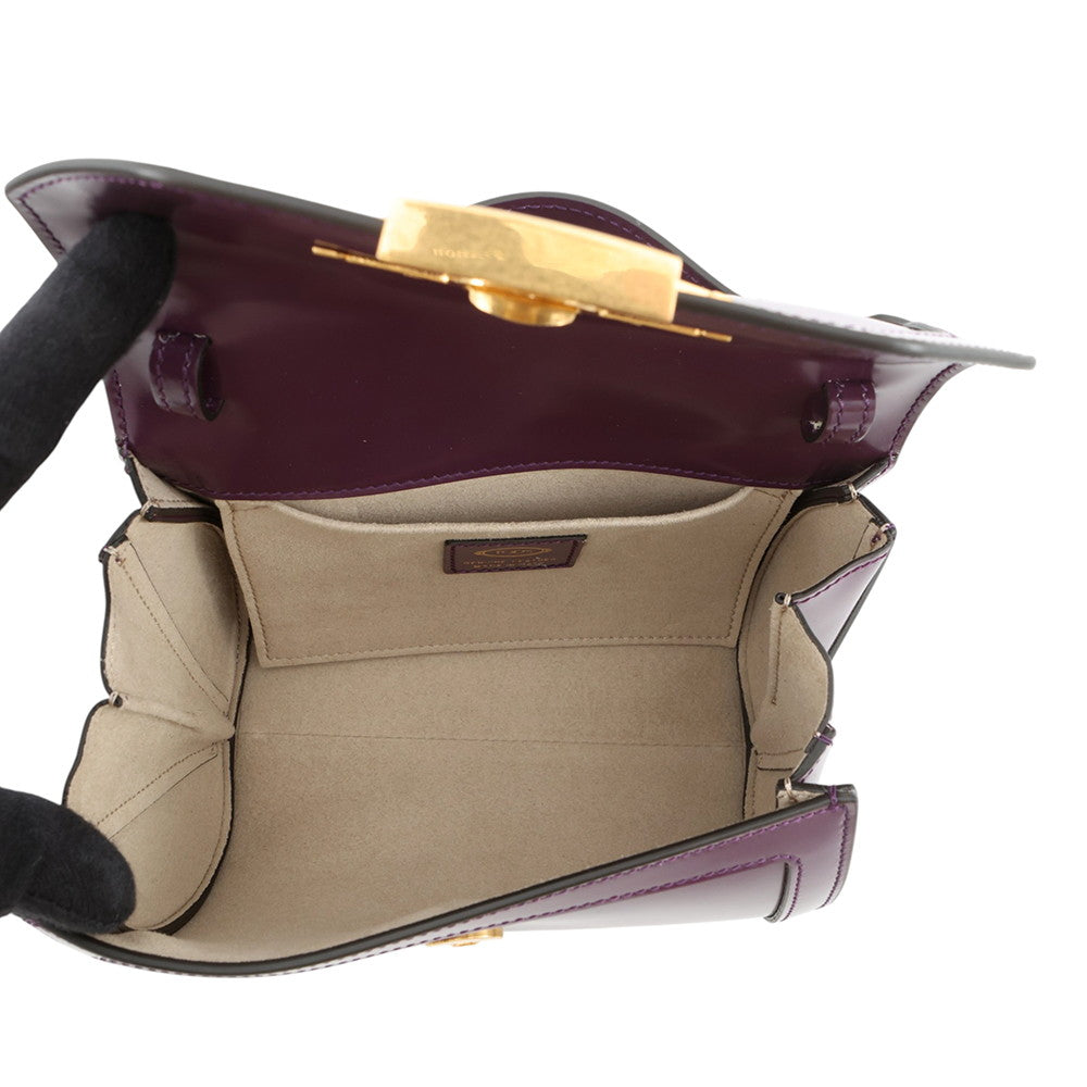 TOD’S TTimeless Shoulder Bag PurpleBWTSPB0000GT7L232 Leather