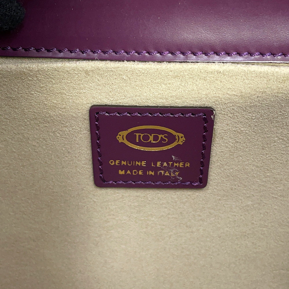 TOD’S TTimeless Shoulder Bag PurpleBWTSPB0000GT7L232 Leather