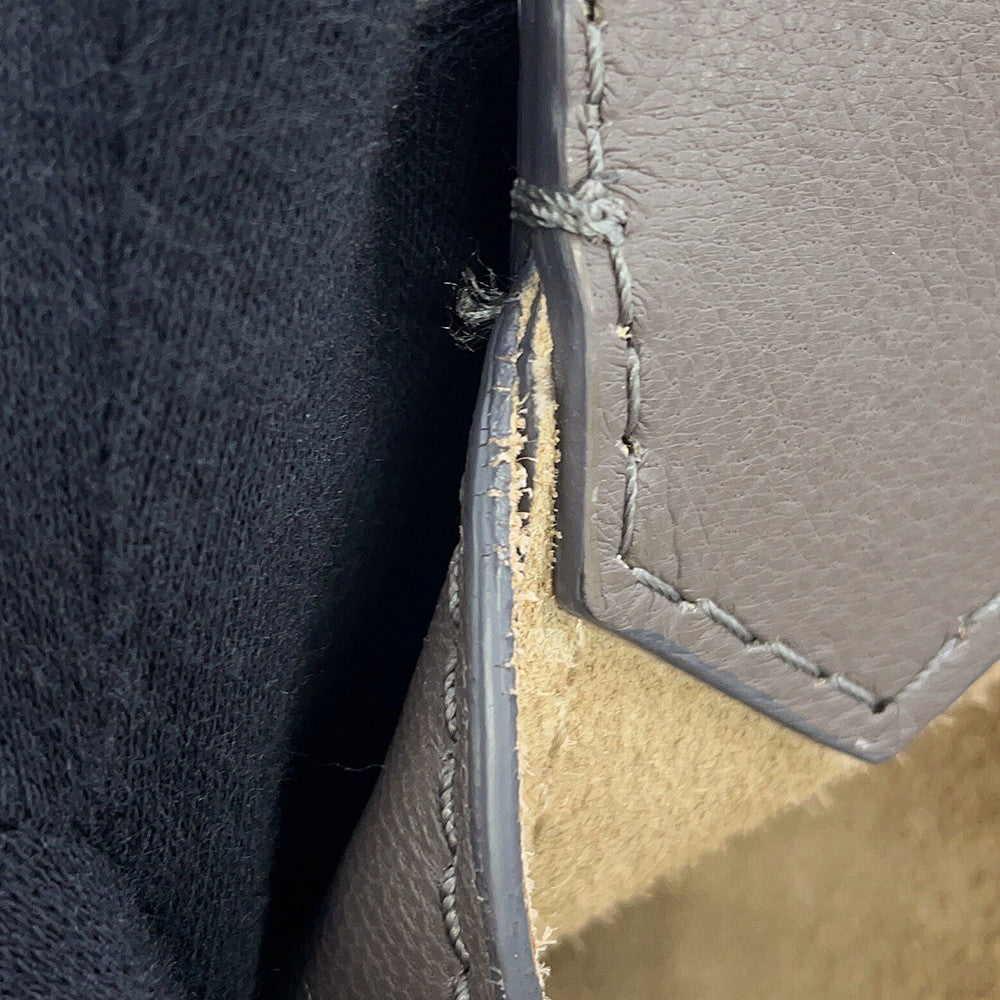 JIMMY CHOO STEVIE NAP One-Shoulder Bag Gray Leather