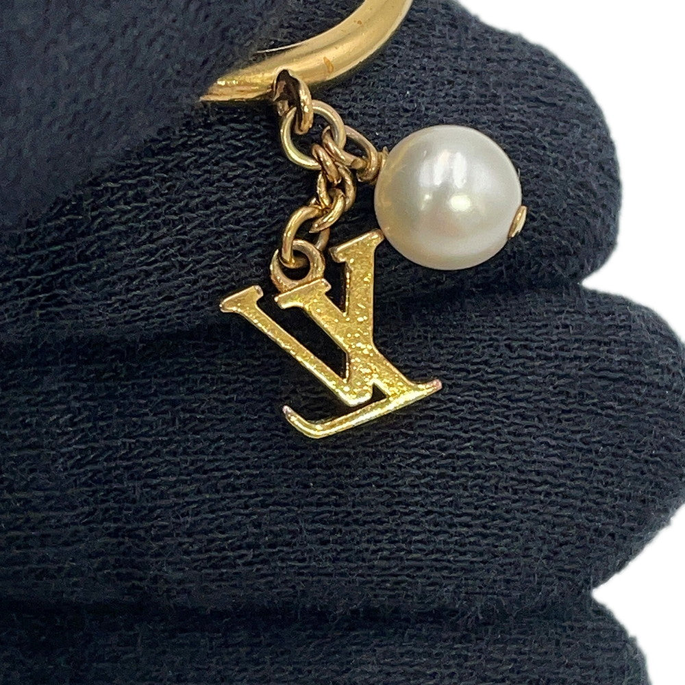 LOUIS VUITTON Ring・LV Iconic Louisa Size L/Approximately No. 15M1448L Gold Plated Faux Pearl