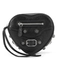 BALENCIAGA Lucagol Heart Pouch Black7716741VG9Y1000 Leather