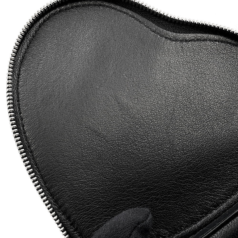 BALENCIAGA Lucagol Heart Pouch Black7716741VG9Y1000 Leather