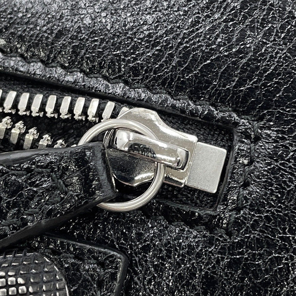 BALENCIAGA Lucagol Heart Pouch Black7716741VG9Y1000 Leather
