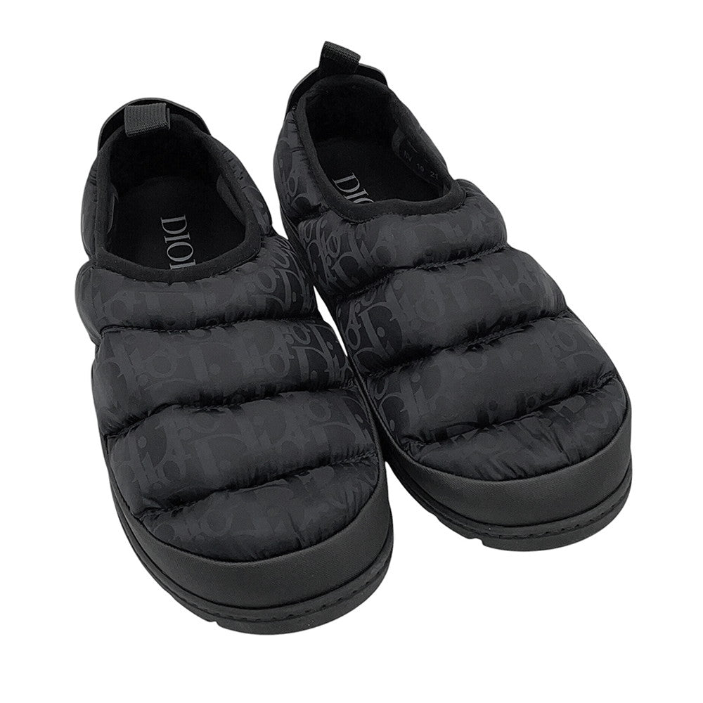 Dior Snow slippers, slip-ons Navy3SA089ZHN Nylon Leather Size 43
