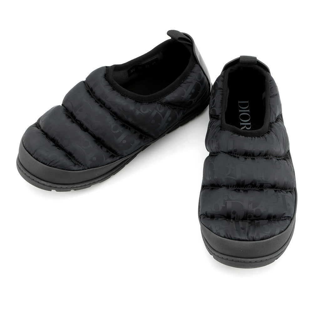Dior Snow slippers, slip-ons Navy3SA089ZHN Nylon Leather Size 43
