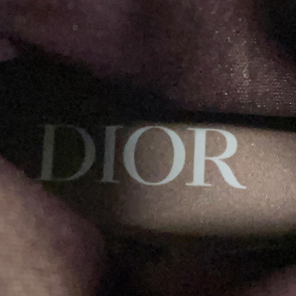Dior Oblique Mirage Snow Boots Peter Doig Collaboration Brown3BO267ZLP Nylon Leather Size 41
