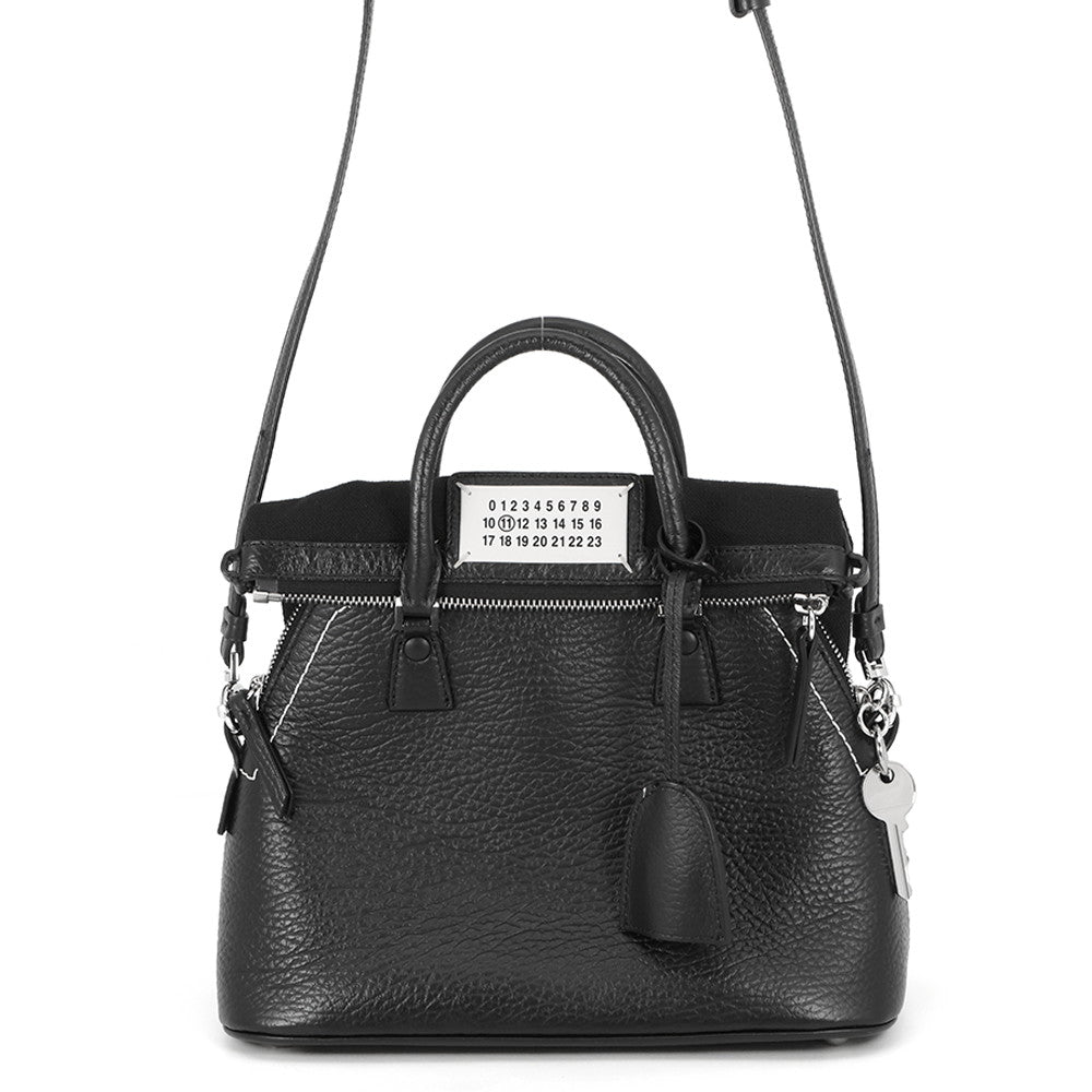 Maison Margiela Maison Margiela 5AC 2WAY Bag BlackS56WG0082P4348T8013 Leather Canvas Size Mini