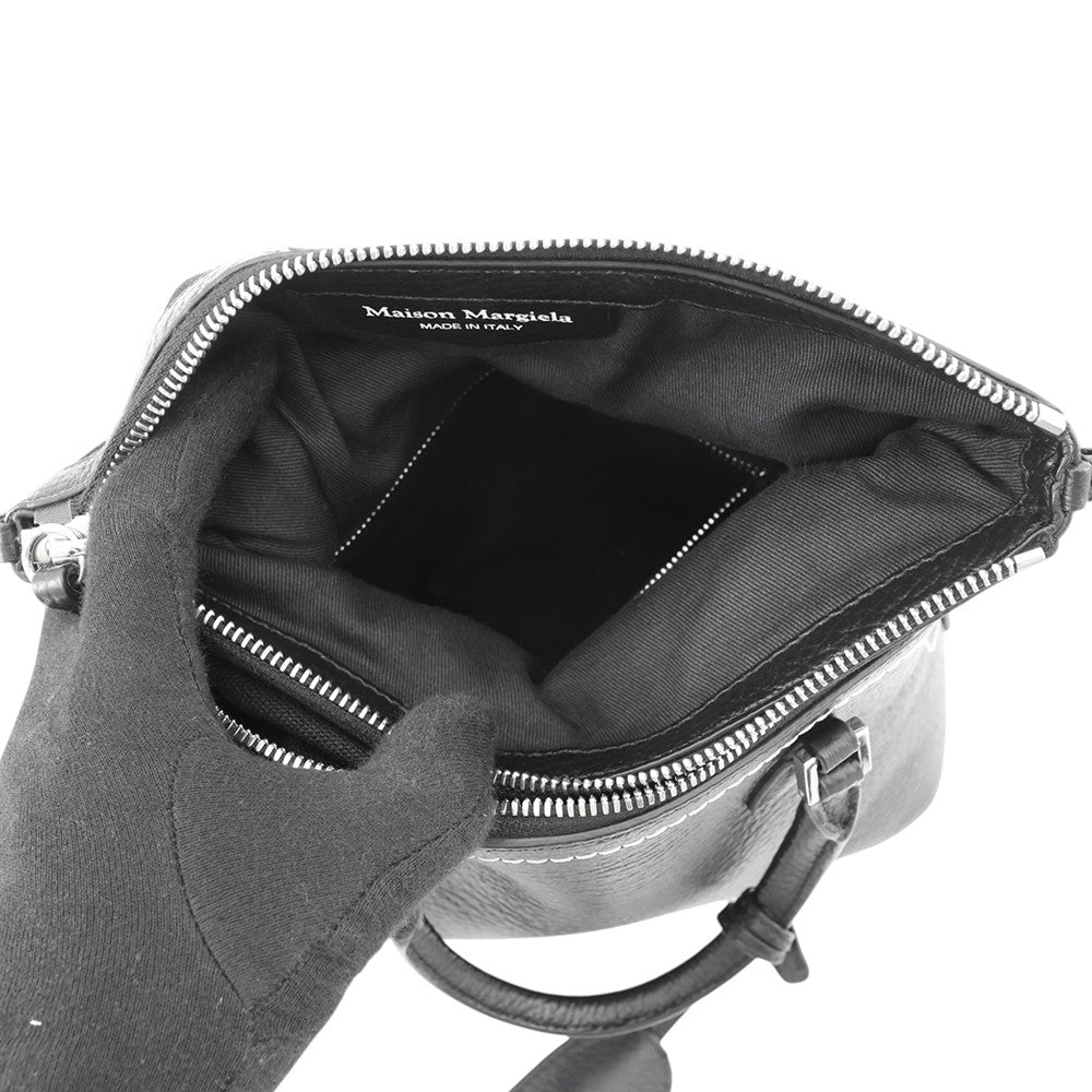 Maison Margiela Maison Margiela 5AC 2WAY Bag BlackS56WG0082P4348T8013 Leather Canvas Size Mini