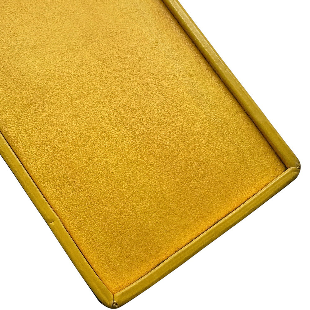FENDI Box Shoulder Bag Yellow7VA519 ADP6 Leather
