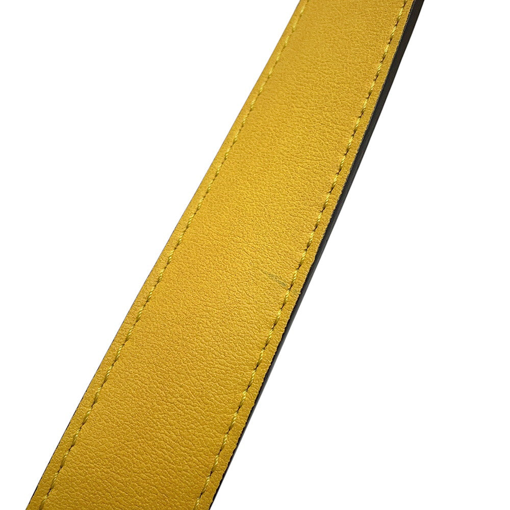 FENDI Box Shoulder Bag Yellow7VA519 ADP6 Leather