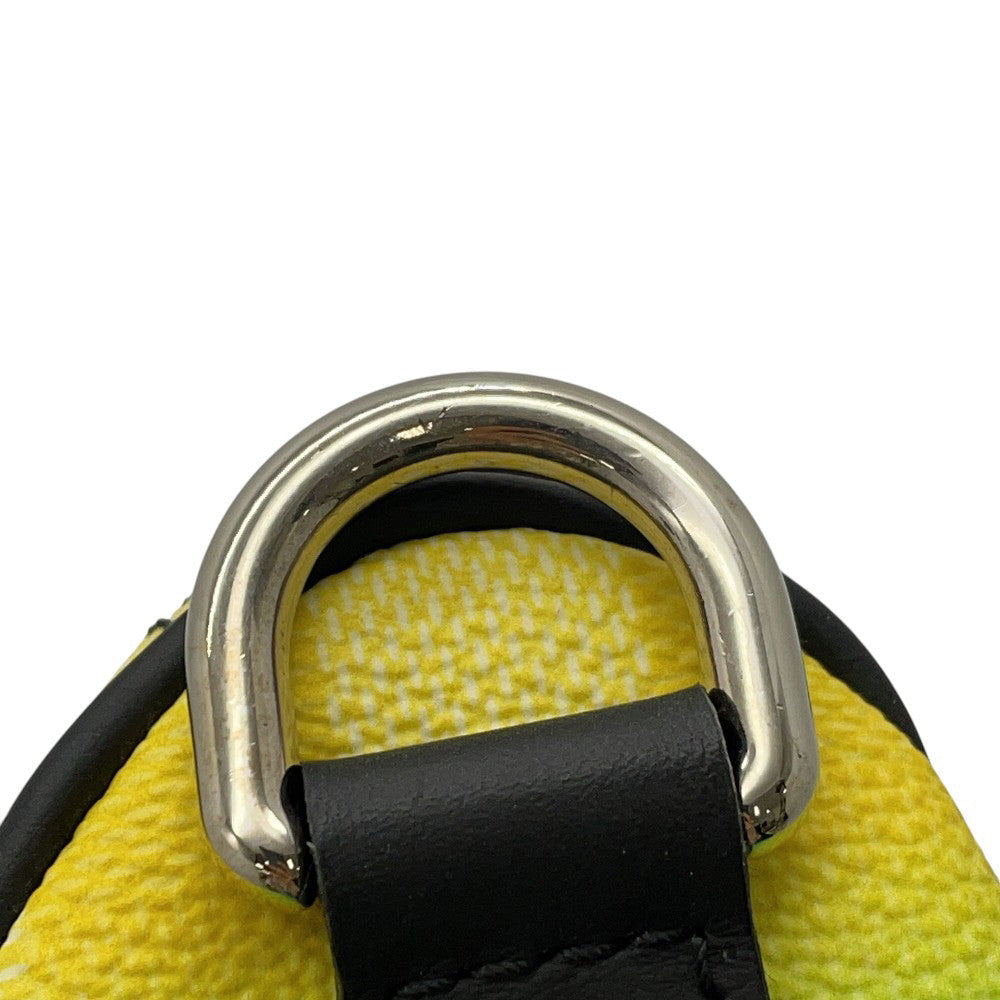 LOUIS VUITTON Keepall Green/YellowM59949 Damier stripe Size XS