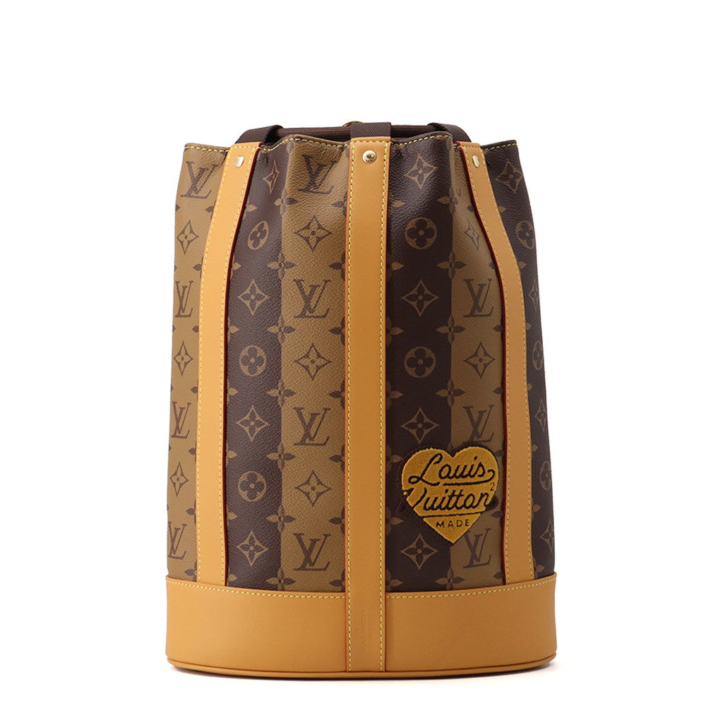 LOUIS VUITTON Randonnee Messenger NIGOCollaboration BrownM45968 Monogram stripe