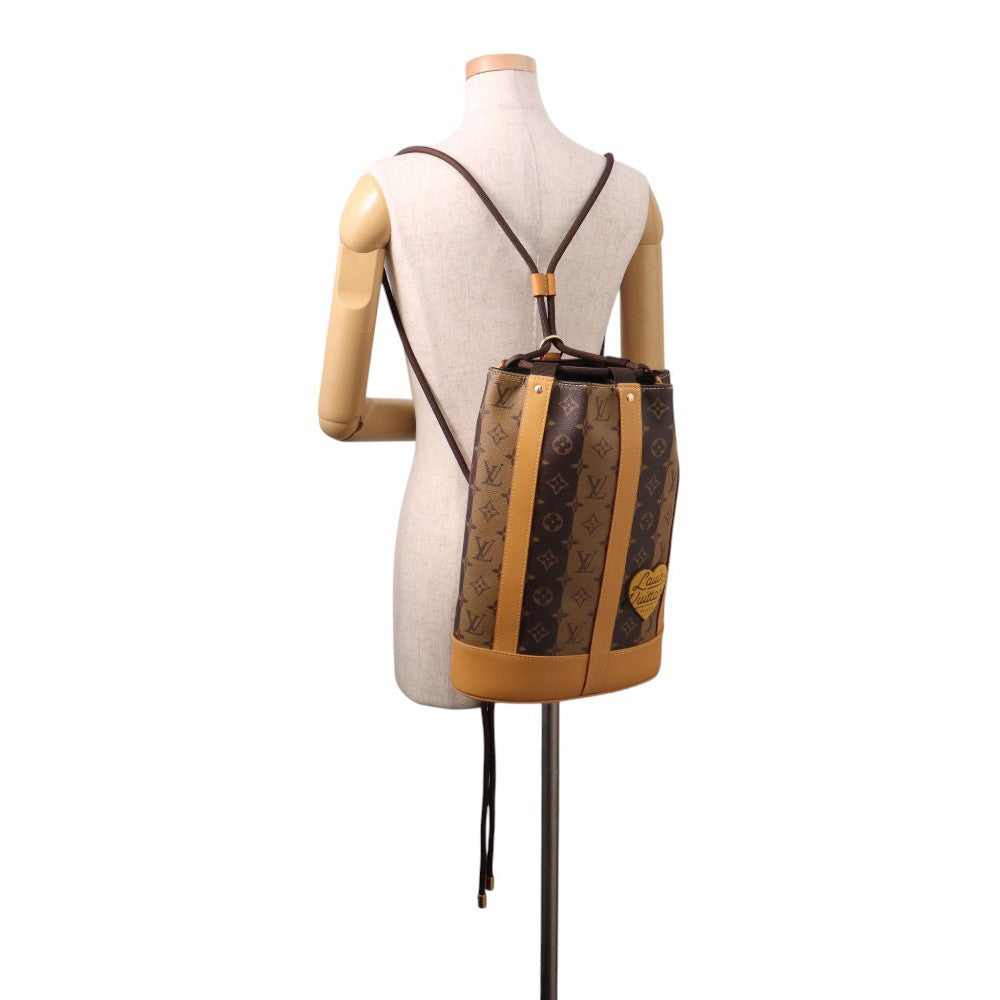 LOUIS VUITTON Randonnee Messenger NIGOCollaboration BrownM45968 Monogram stripe