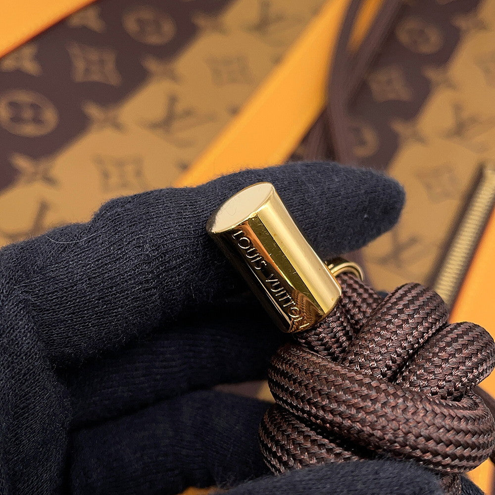 LOUIS VUITTON Randonnee Messenger NIGOCollaboration BrownM45968 Monogram stripe