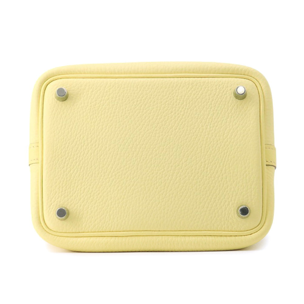HERMES Picotin Lock Limoncello Taurillon Clemence Size PM