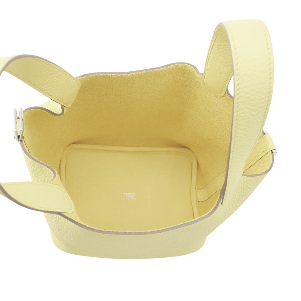 HERMES Picotin Lock Limoncello Taurillon Clemence Size PM