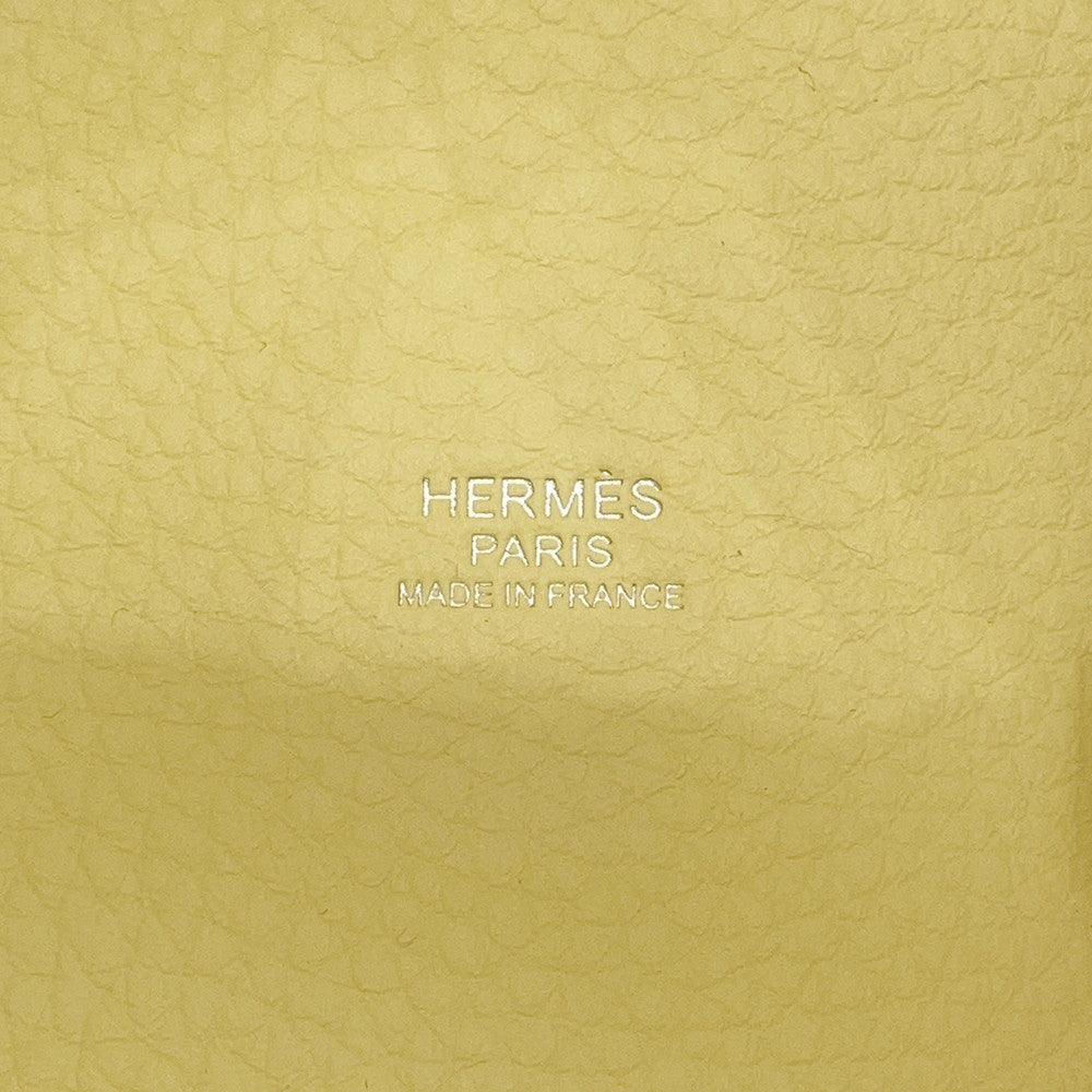 HERMES Picotin Lock Limoncello Taurillon Clemence Size PM