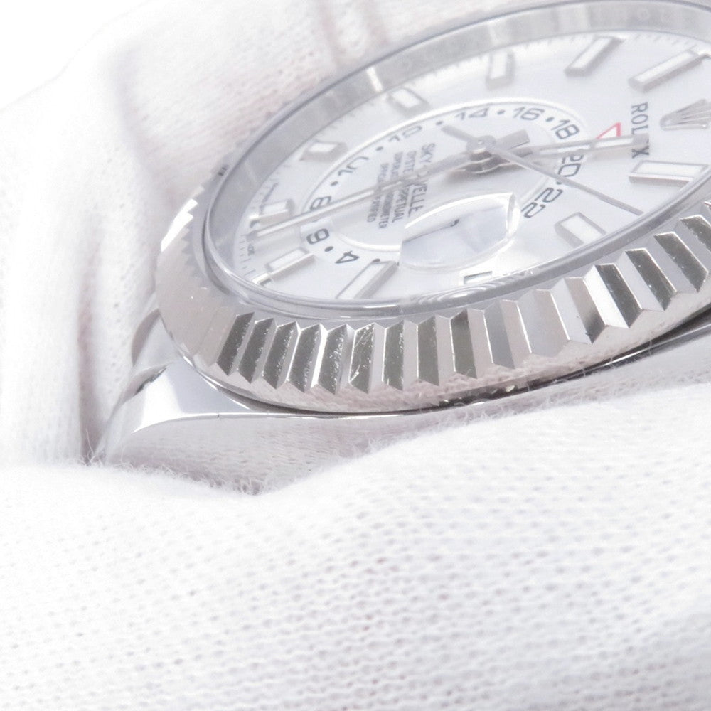 ROLEX Sky-Dweller W42mm Stainless Steel K18WG White Dial336934