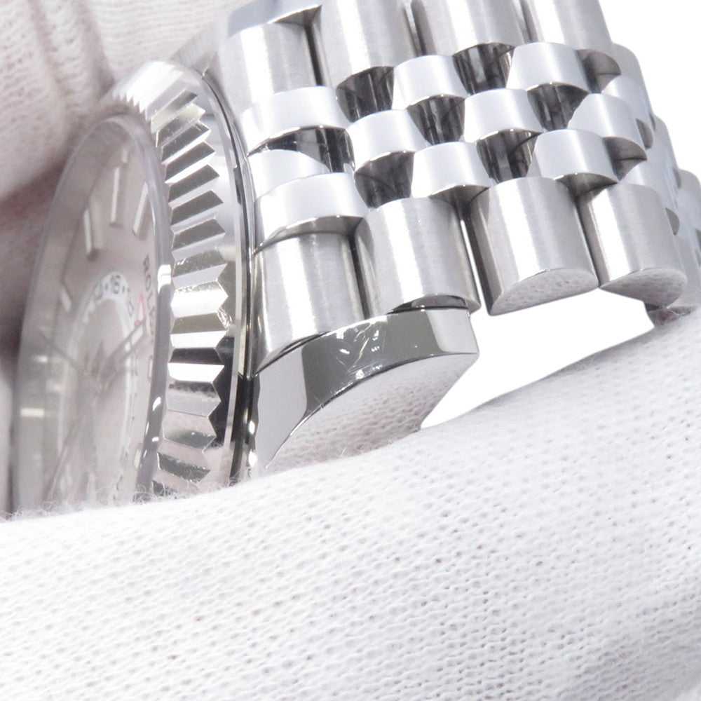 ROLEX Sky-Dweller W42mm Stainless Steel K18WG White Dial336934