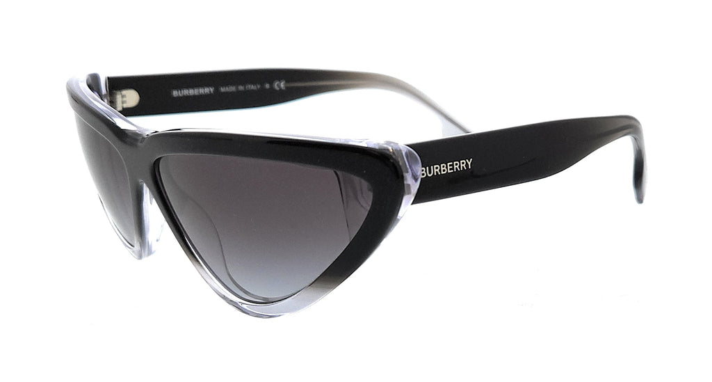 Burberry Top black grad on transparent Cateye 0BE4292 38058G Sunglasses