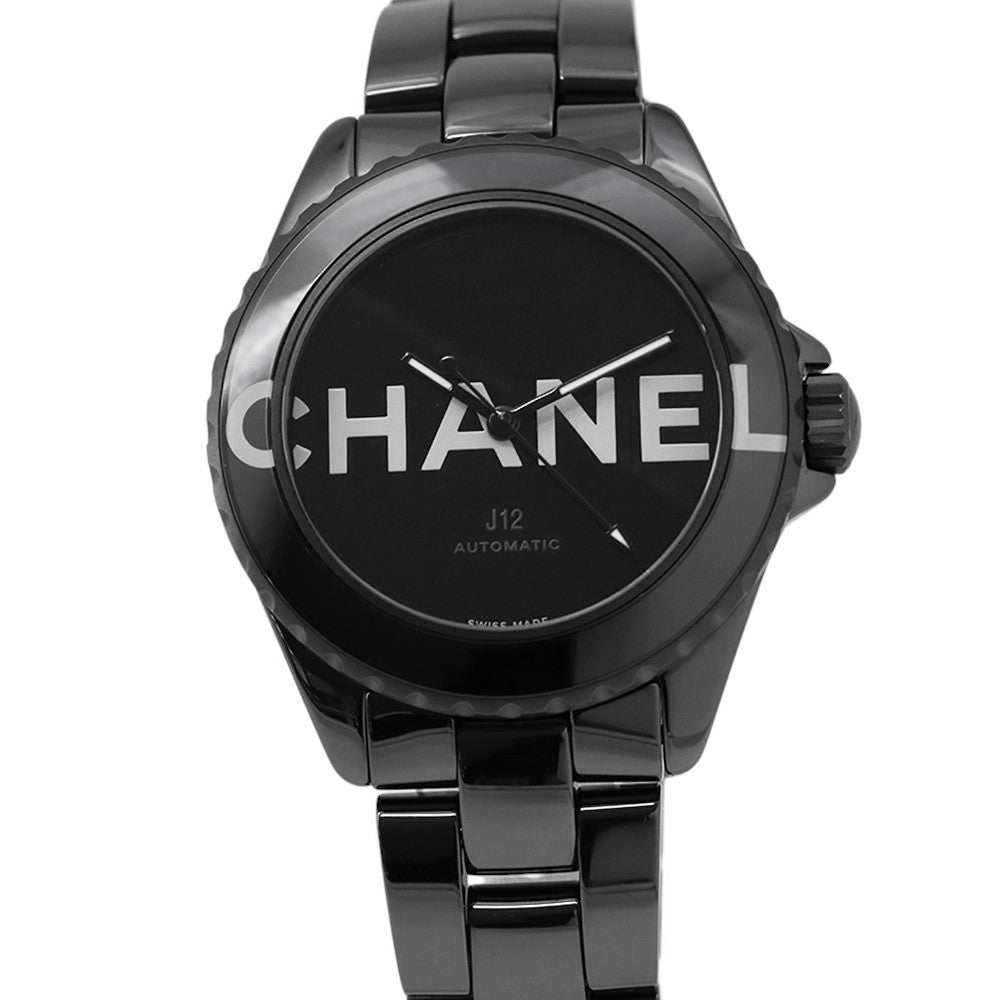 CHANEL J12 Wanted De CHANEL W38mm Ceramic Stainless Steel Black DialH7418