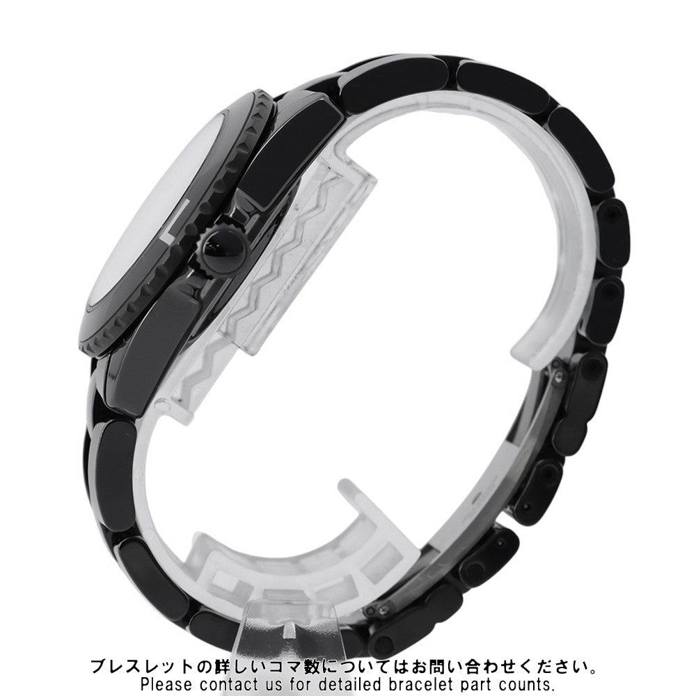 CHANEL J12 Wanted De CHANEL W38mm Ceramic Stainless Steel Black DialH7418