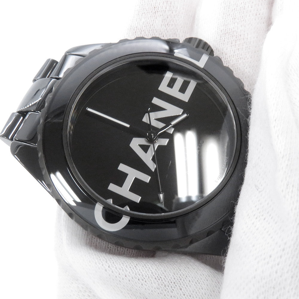 CHANEL J12 Wanted De CHANEL W38mm Ceramic Stainless Steel Black DialH7418
