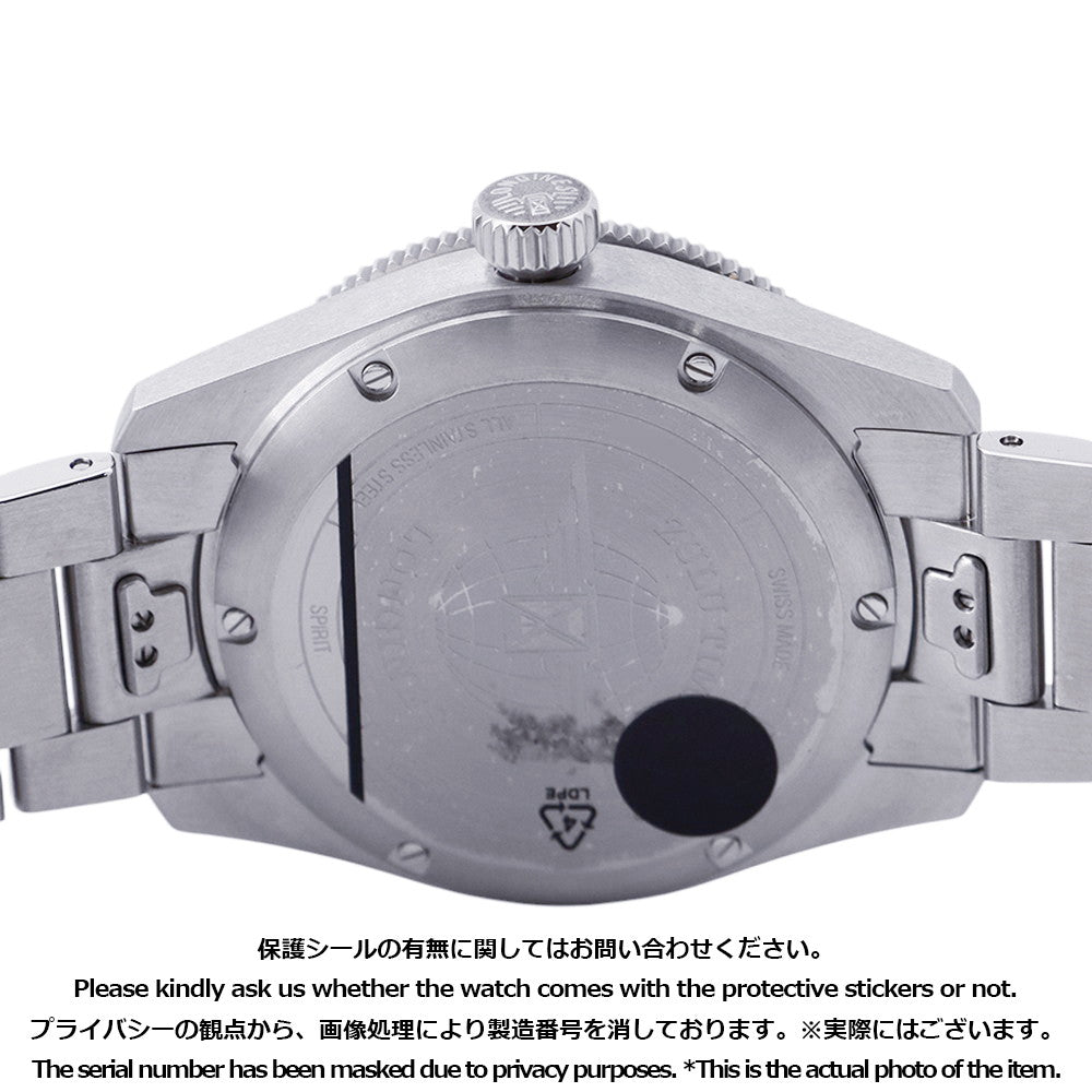 LONGINES Spirit Zule Time W39mm Stainless Steel Anthracite DialL3.802.4.63.6